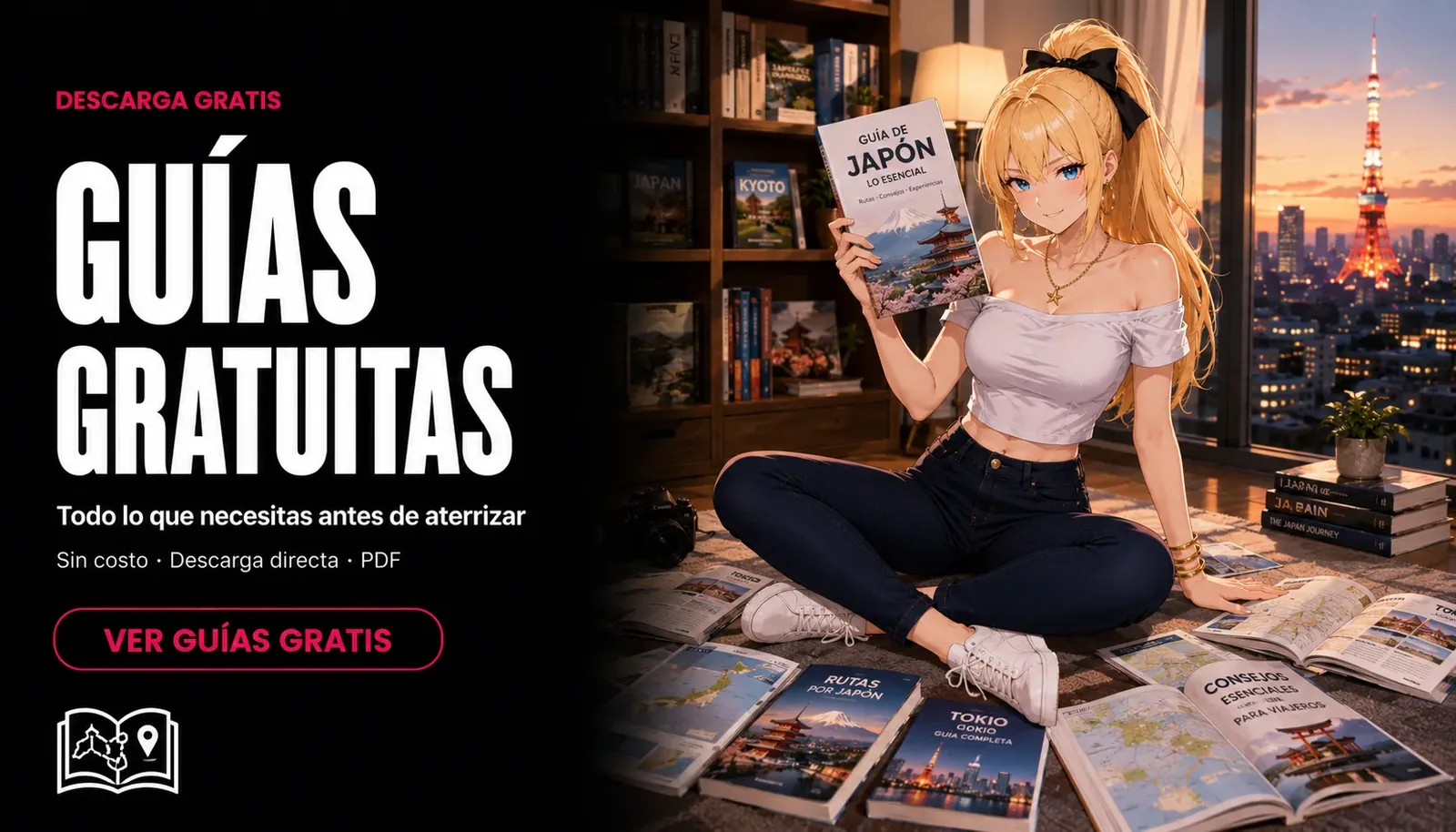 Guías gratuitas de Honoka para Japón